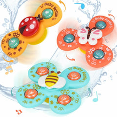 3PCS Suction Cup Spinner Toy For Kids
