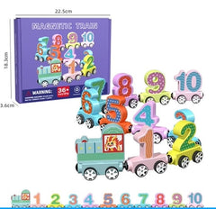 Magnetic Digital Train Toy For Kids
