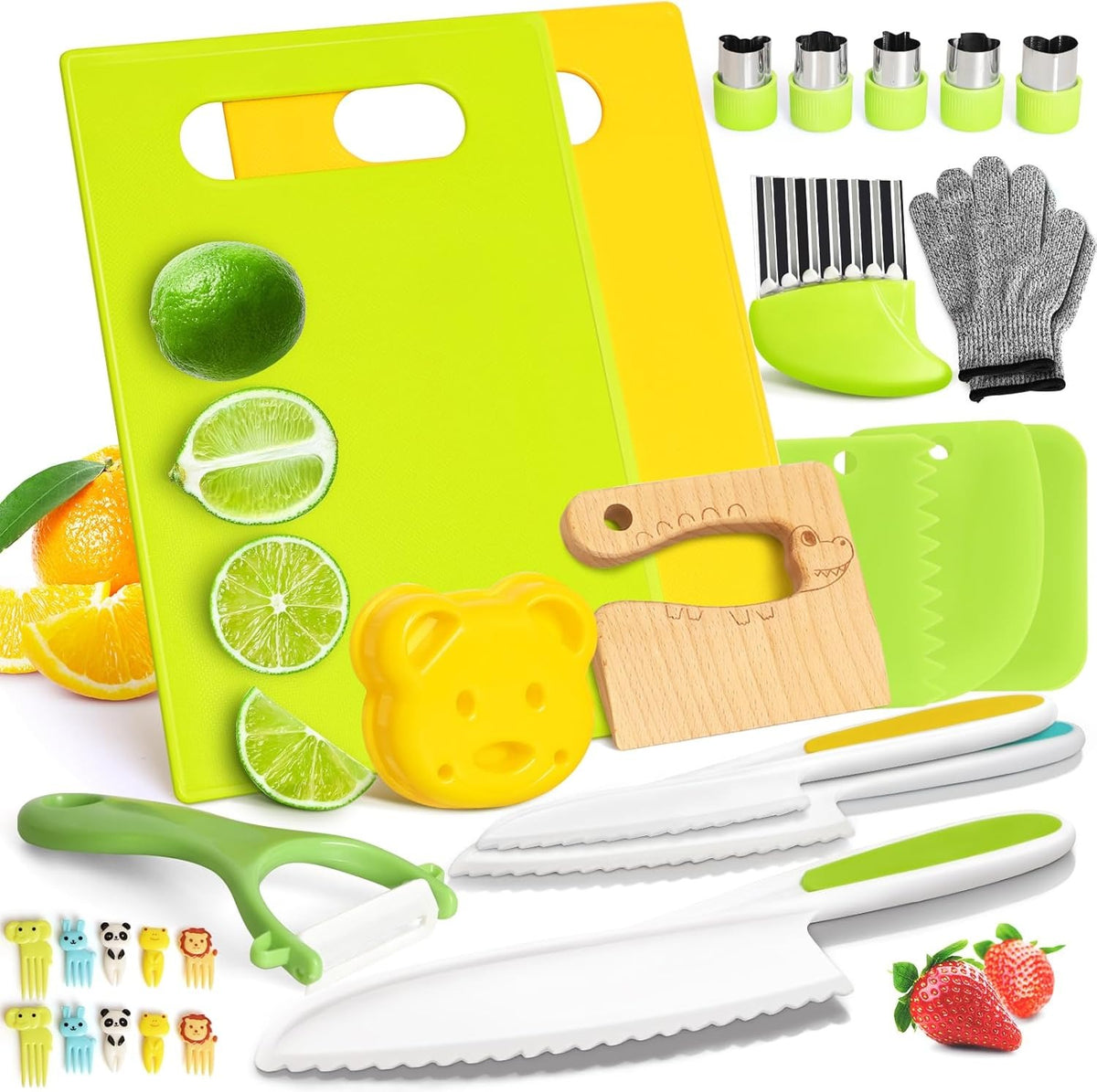 MiniChef Montessori Kitchen Tools – 28 Piece Set